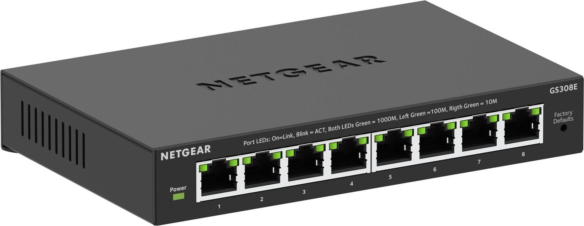 Netgear 300 Series SOHO Plus GS308E - Switch (GS308E-400EUS)