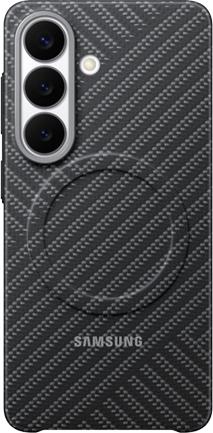 Samsung Carbon Magnet Case für Galaxy S26 Dark Gray - ultraleichtes Carbon-Design mit Magnetring