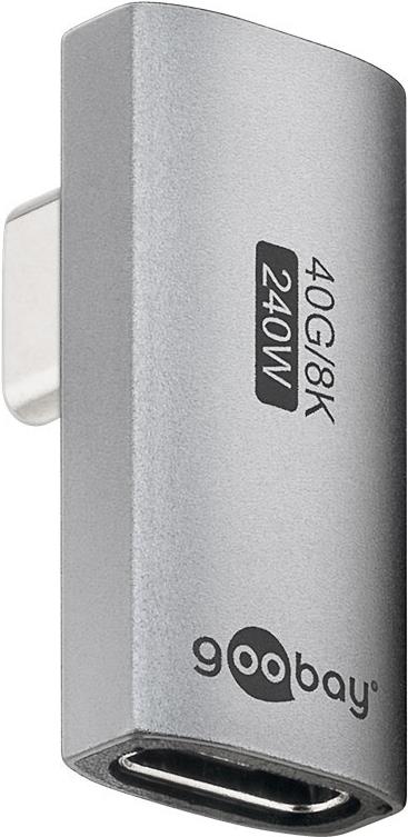 Goobay USB-C -Adapter vertikal 90° lang USB4 - -Stecker> (74443)