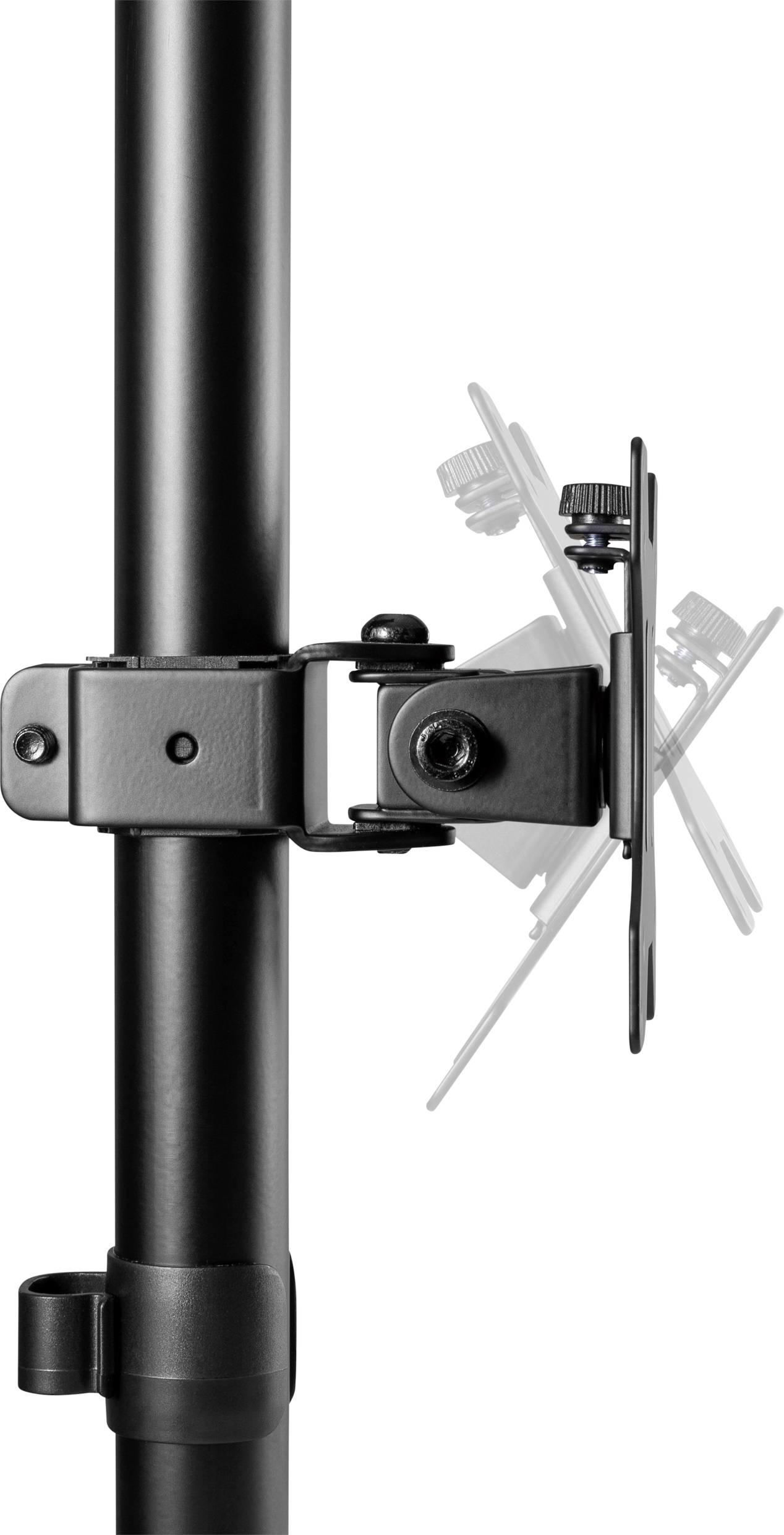 SpeaKa Professional SP-MM-420 2-fach Monitorhalterung 13,3"-32" Neigbar/Schwenkbar Schwarz