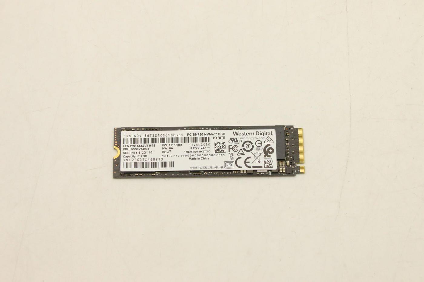 Lenovo Western Digital SN730 512GB SDBPNTY-512G (5SS0V14994)