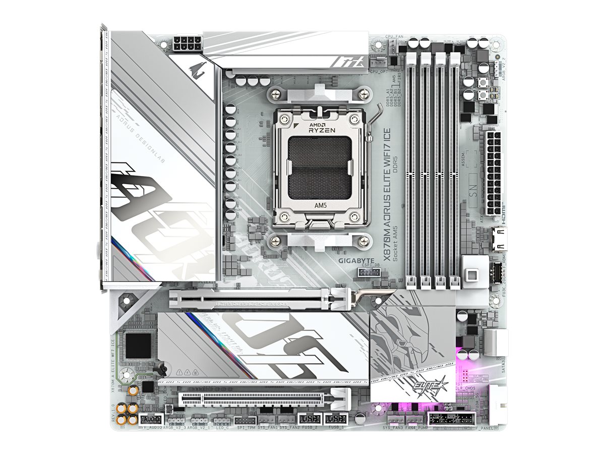 Gigabyte AORUS X870M ELITE WIFI7 ICE White