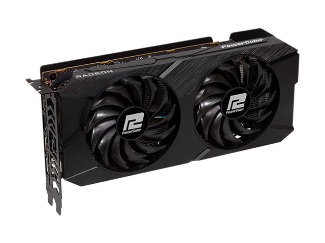 PowerColor Fighter Radeon RX 7600 Grafikkarte 8 GB GDDR6 HDMI 3x DisplayPort Schwarz