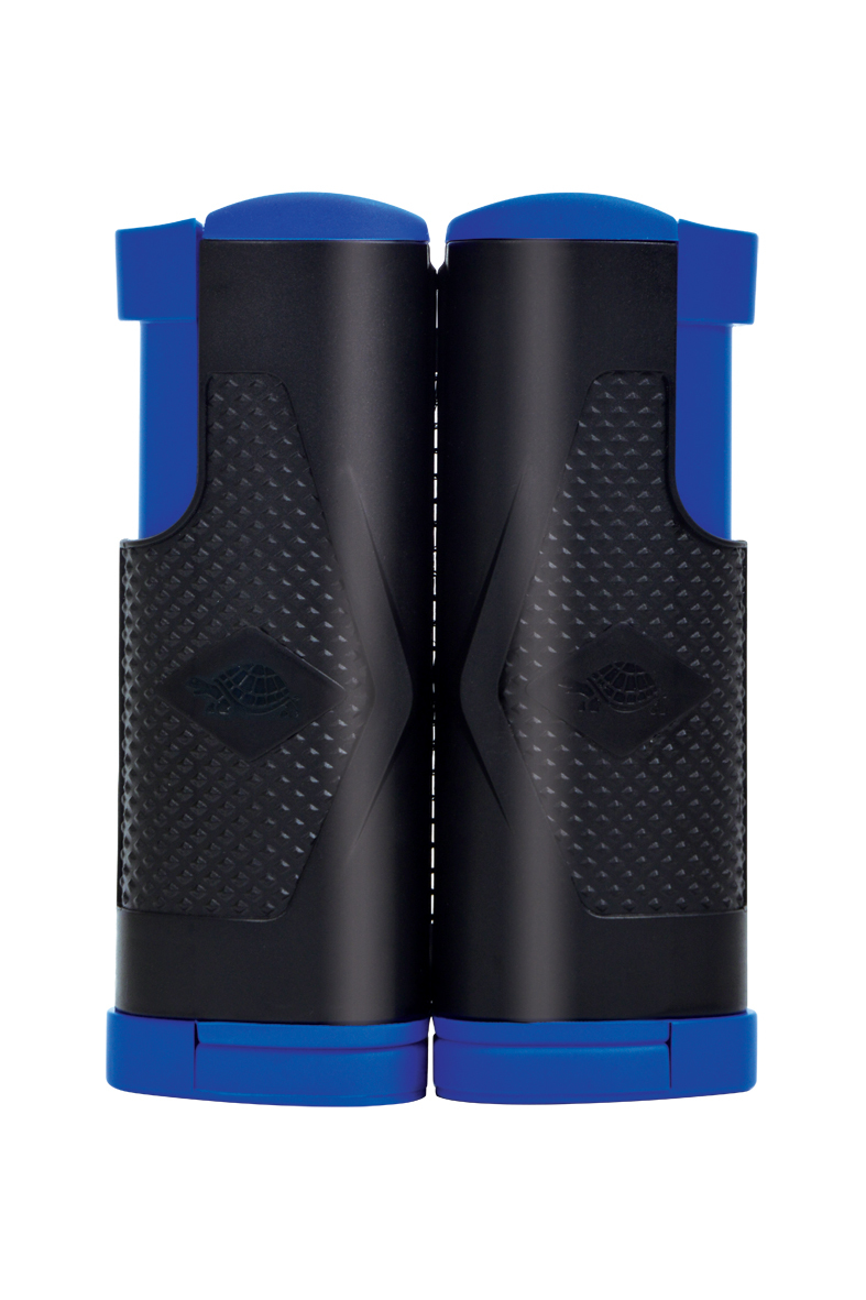 Donic Schildkröt Tischtennisnetzgarnitur Flexnet selbstspannend mit Aufrollmechanismus Schwarz/Blau