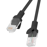 Lanberg PCU5-10CC-0025-BK Netzwerkkabel 0,25 m Cat5e U/UTP (UTP) Schwarz (PCU5-10CC-0025-BK)
