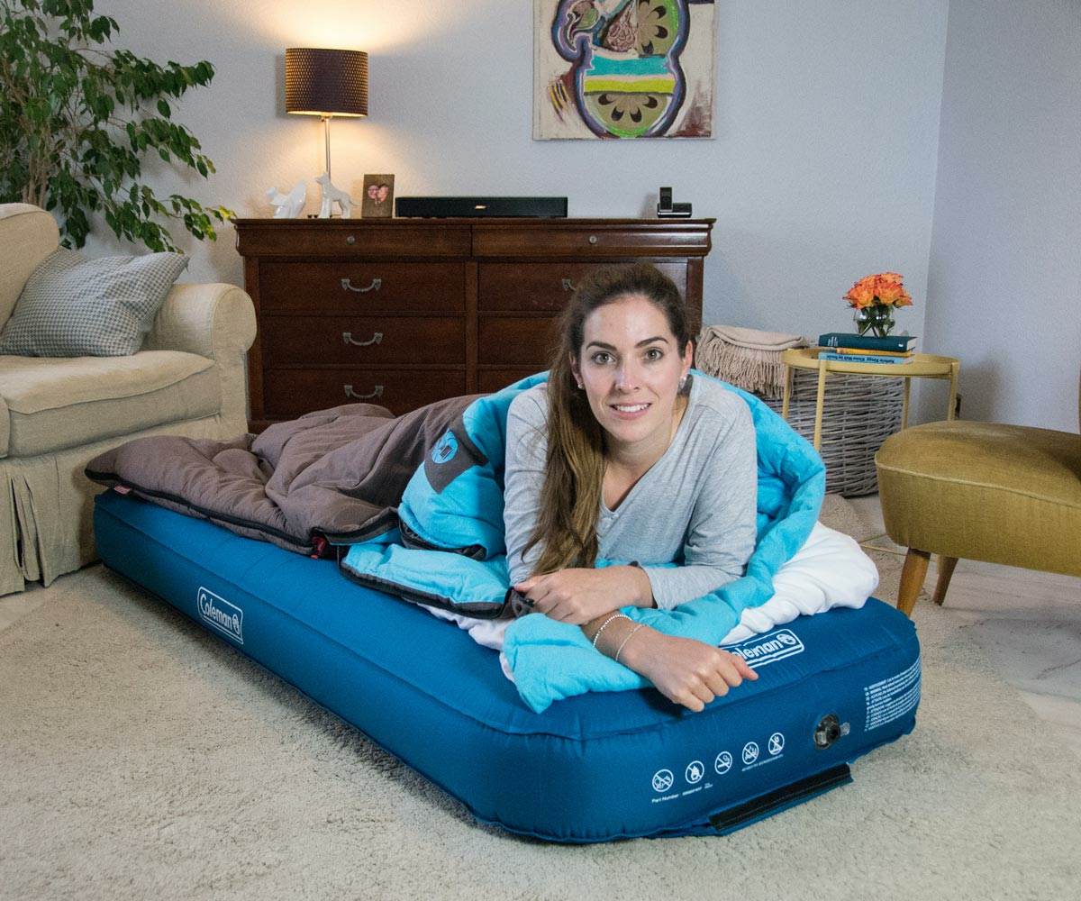 Coleman Extra Durable Luftbett Single 198 x 82 x 22 cm Blau