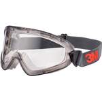 3M Vollsichtbrille inkl. Antibeschlag-Schutz 2891S-SG Grau (2891S-SG)