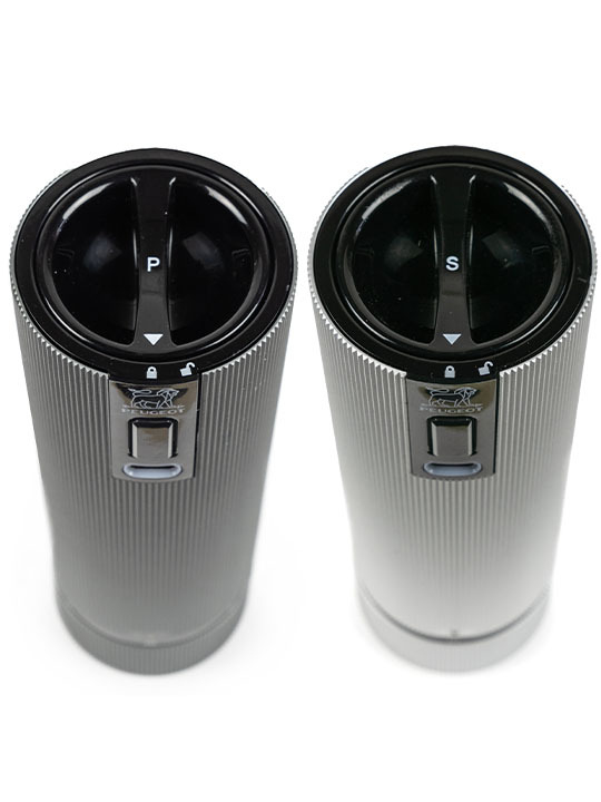 Peugeot Saveurs Line Duo Electric 15cm U'SELECT Carbon + ms aluminium Grau