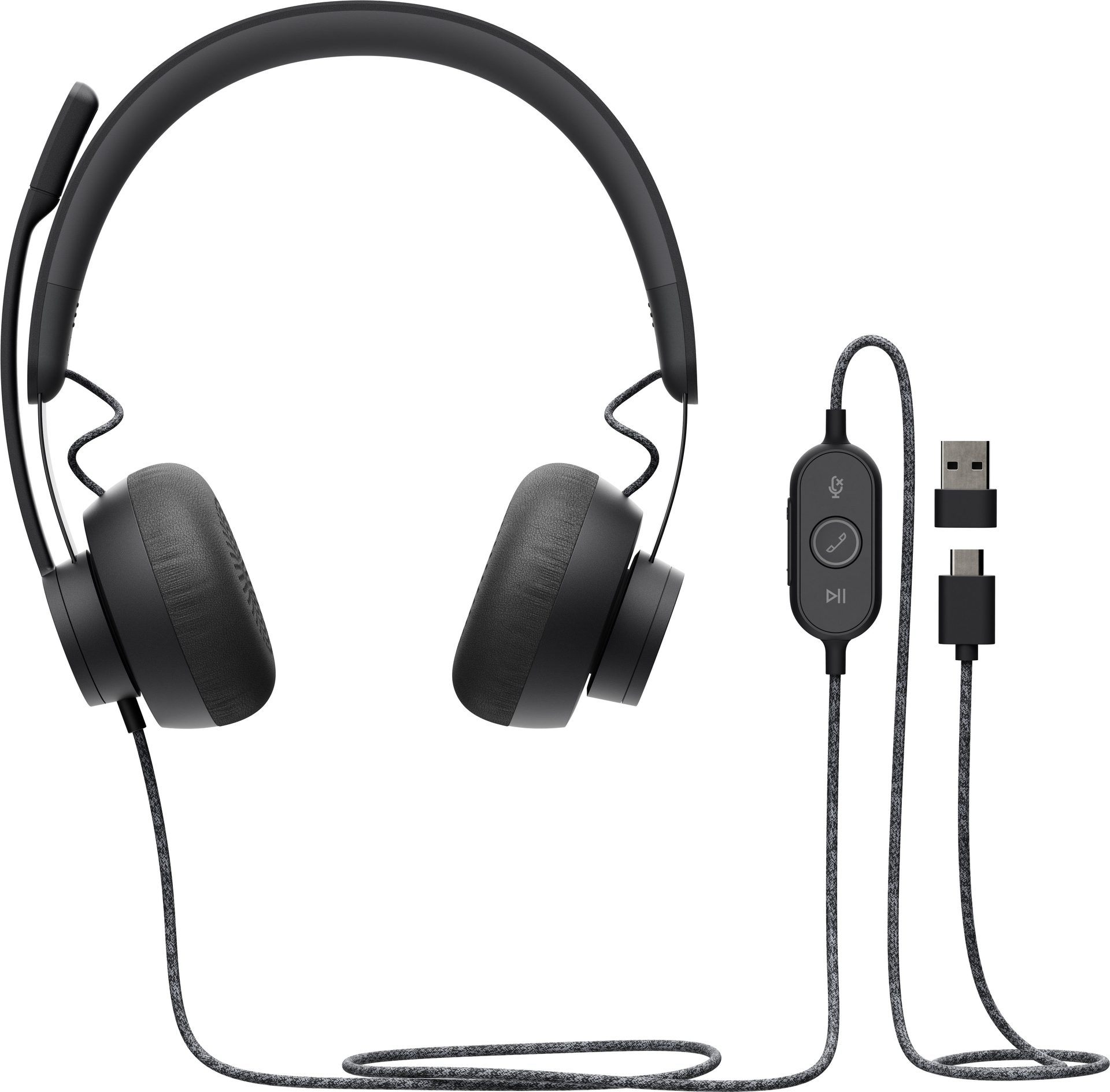 Logitech Wired Personal Video Collaboration Kit 1080p Grau