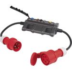 VOLTCRAFT Messadapter [ CEE-Stecker - CEE-Kupplung] DLA-3L 16 (DLA-3L 16)