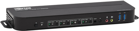 Tripp Lite B005-DPUA4 DisplayPort/USB KVM-Switch mit 4 Anschlüssen (B005-DPUA4)