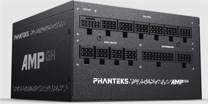 Phanteks AMP GH 1200W 80 PLUS Platinum Netzteil PCIe 5.1 ATX 3.1 - 1.200 Watt (PH-P1200GH_BK01_EU)