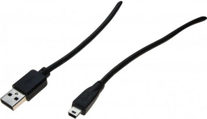 EXERTIS CONNECT Mini USB 2.0 Kabel, USB Stück A / USB 5pol Mini Stück B, 1,5 m Das am häufigsten ben