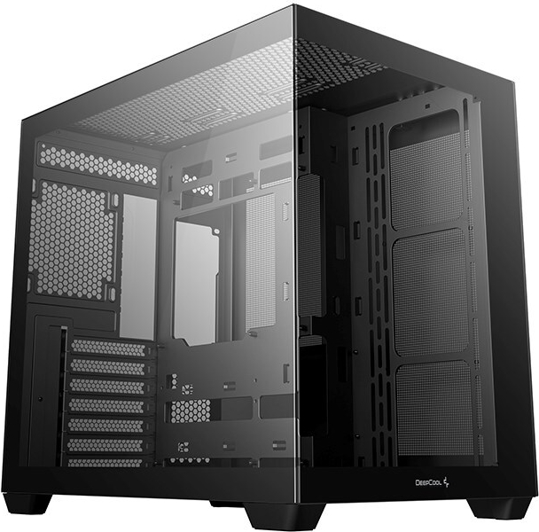 DeepCool CG530 , Tower-Gehäuse - (schwarz, Tempered Glass x 2) (R-CG530-BKNDA0-G-1)