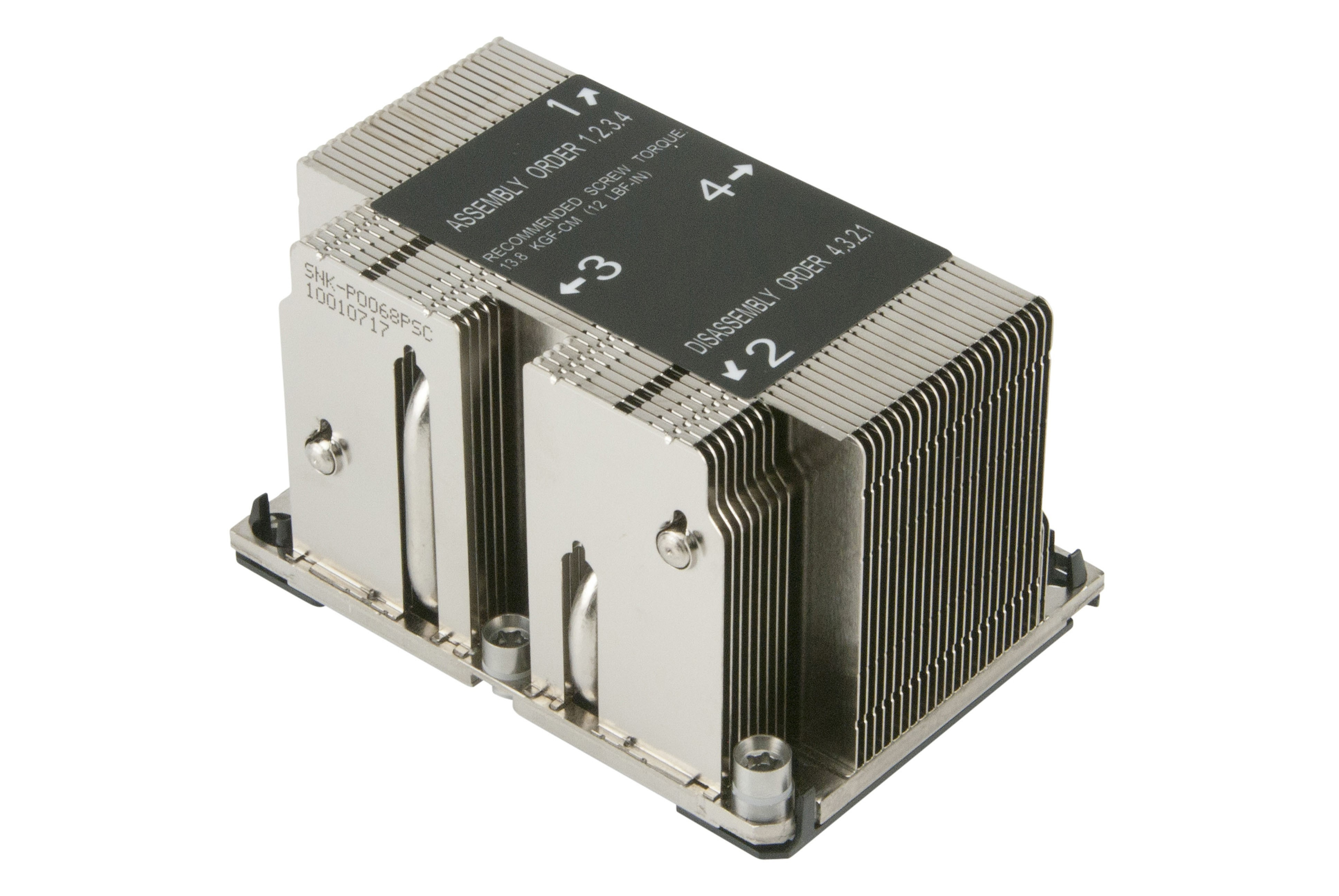 Supermicro SNK-P0068PSC Prozessorkühler 2U für Socket P Grau