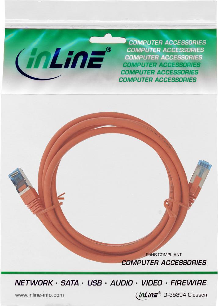 INLINE Patch-Kabel RJ-45 (M) zu RJ-45 (M) (76811O)