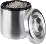 APS Eisbox, aus PS/Aluminium, 6,0 Liter, silber außen Aluminium eloxiert, Innenbehälter aus Polystyrol, - 1 Stück (36037)