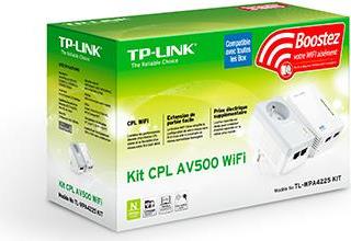 TP-LINK TL-WPA4225 KIT PowerLine Netzwerkadapter 500 Mbit/s Eingebauter Ethernet-Anschluss WLAN Weiß 2 Stück(e) (TL-WPA4225 KIT)