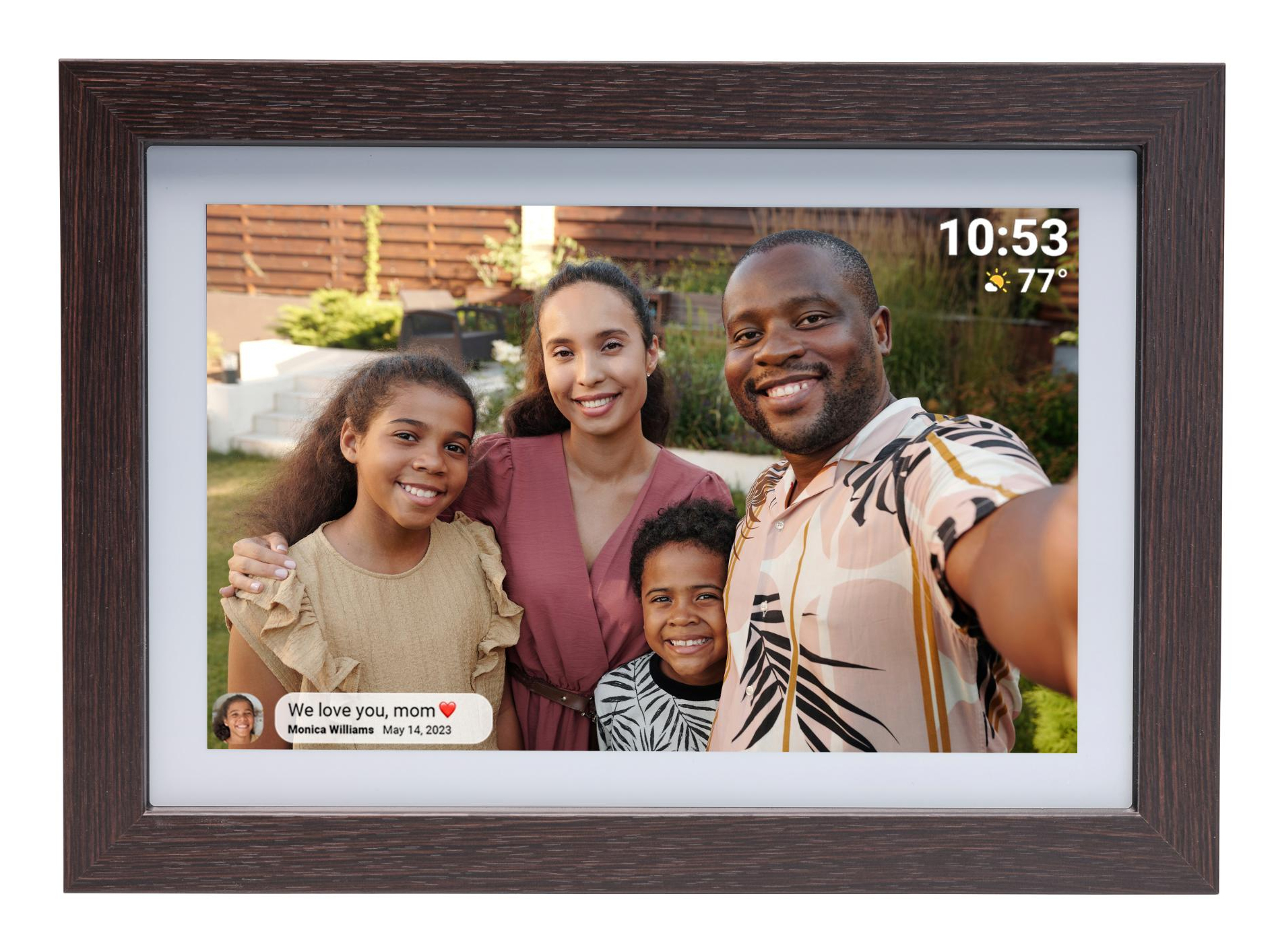 Denver Frameo PFF-1042DW Digitaler Bilderrahmen 10,1" 16 GB WLAN