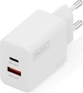 DIGITUS USB-Ladegerät 20W 1x USB-C USB-A weiß (DA-10300)
