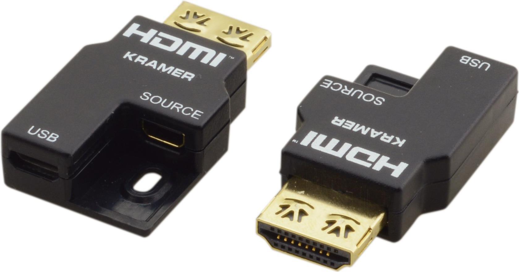 Kramer Electronics AD-AOCH/XL/TR Kabelschnittstellen-/adapter HDMI A Schwarz (97-0403001)