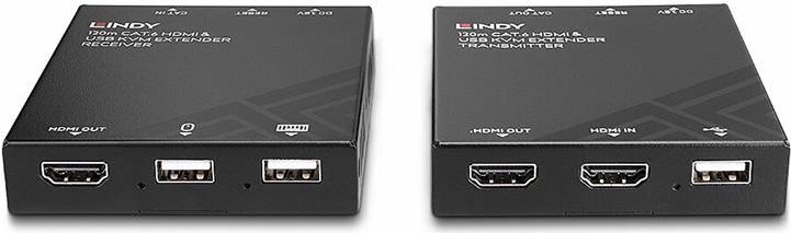 LINDY Video/Audio/USB-Verlängerungskabel HDMI 39381