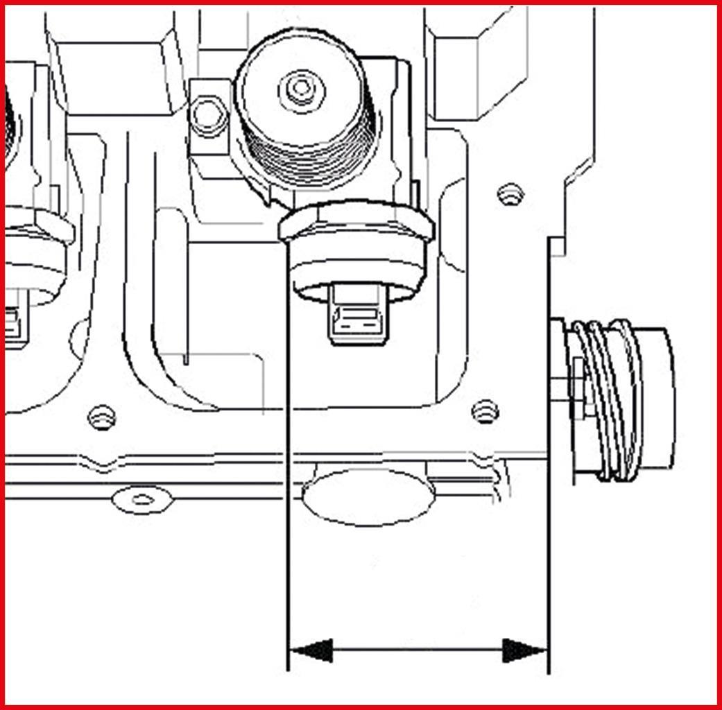 KS TOOLS Pumpe-Düse Einstelllehre, 3 Zylinder (400.9097)