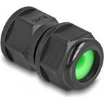 Delock Durchführungskupplung für RJ45 Netzwerkkabel IP67 staub- und wasserdicht schwarz (86995)