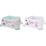 keeeper kids Tritthocker tomek "Peppa Pig", nordic-white mit Aufdruck, Tragkraft: 80 kg, Oberfläche und Füße gummiert - 1 Stück (1843151919400)