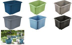 keeeper Aufbewahrungsbox "emil eco", 30 Liter, stone grey Dreh-/Stapelbox, mit Griffmulden, Material: PP/Regranulat, - 1 Stück (1051615000000)