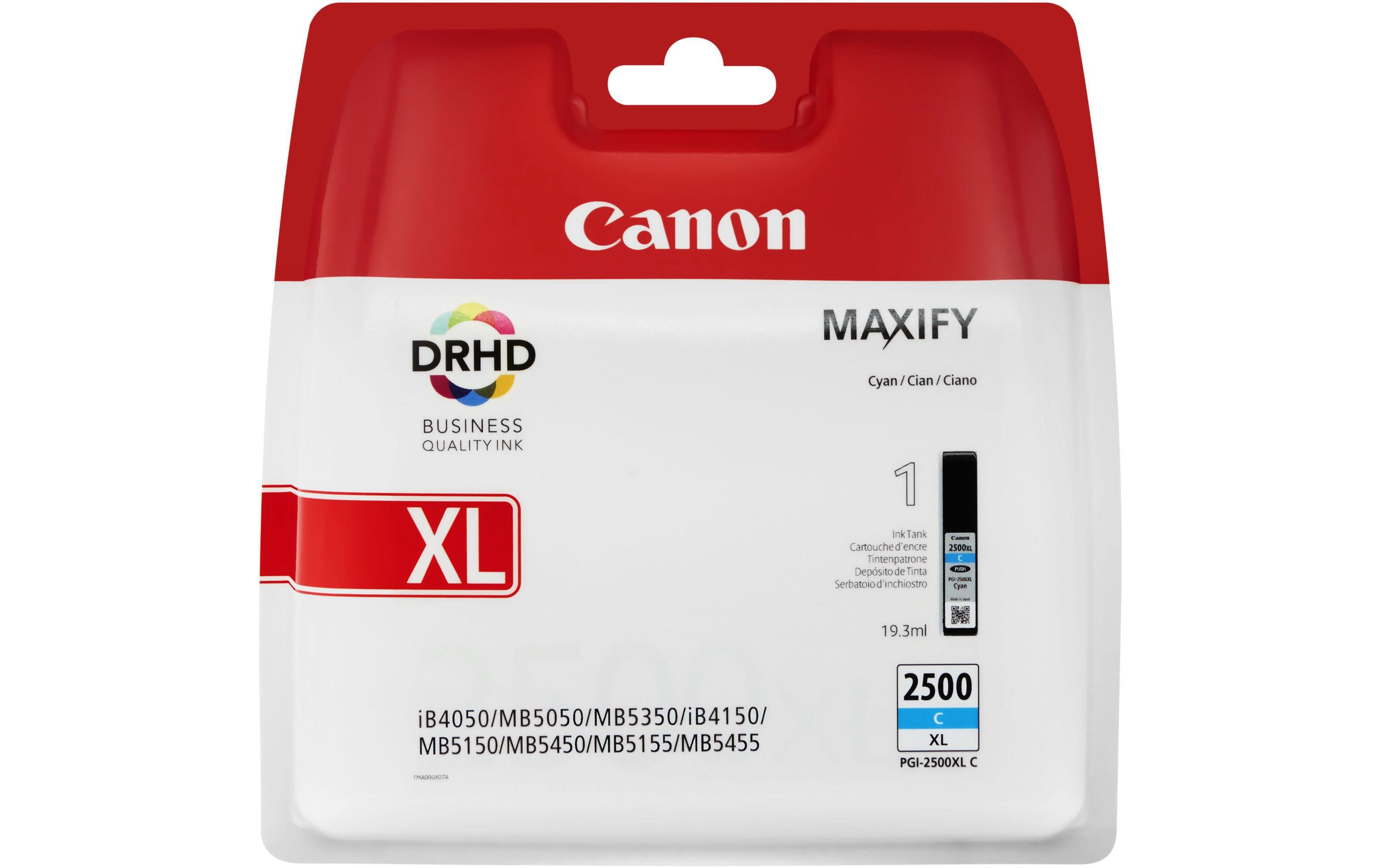 Canon PGI-2500XL C Cyan Tintenpatrone 19,3 ml