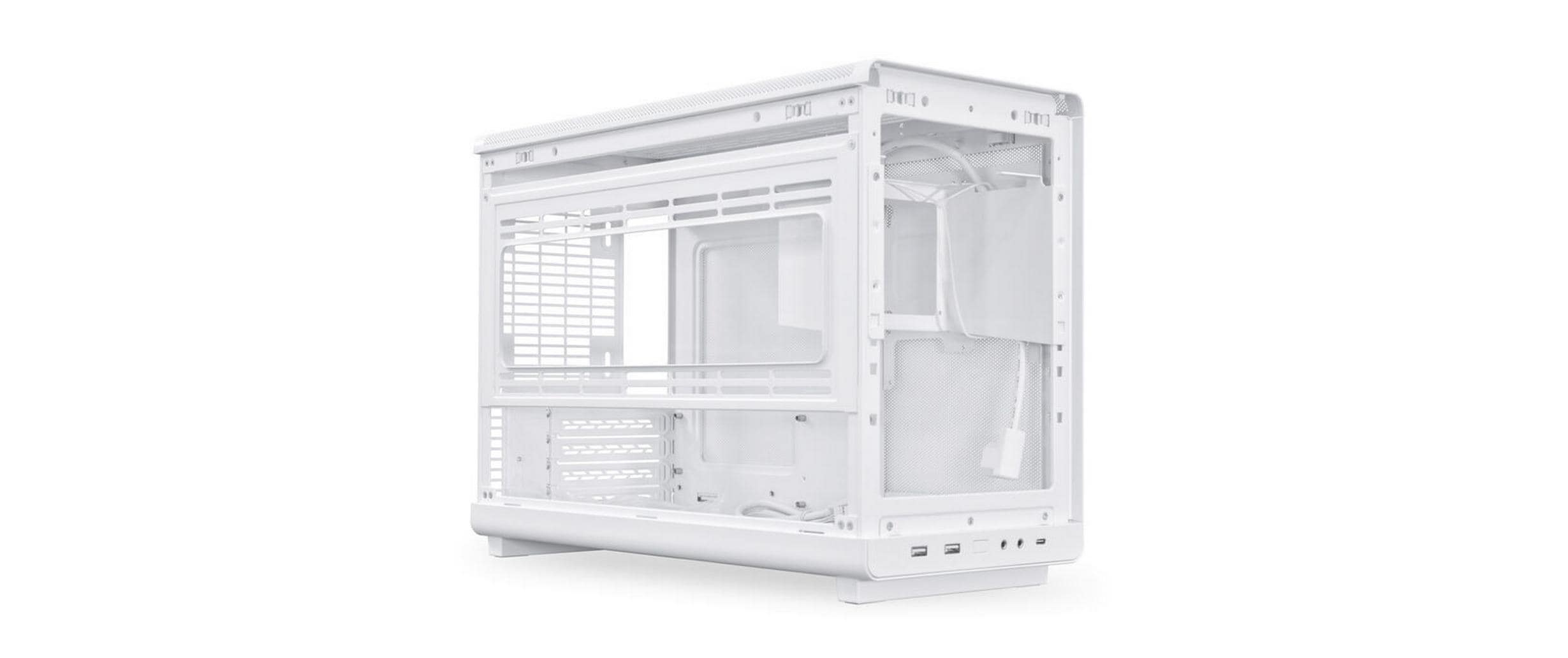 Lian Li A3-mATX Wood Edition Micro-ATX PC-Gehäuse Buche Weiß