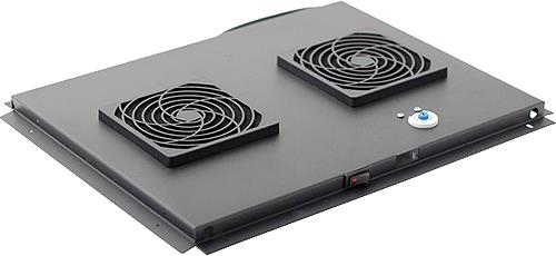 GRAFENTHAL RACK FAN 19'' 2x VENTILATOR - D600 WITH THERMOSTAT -