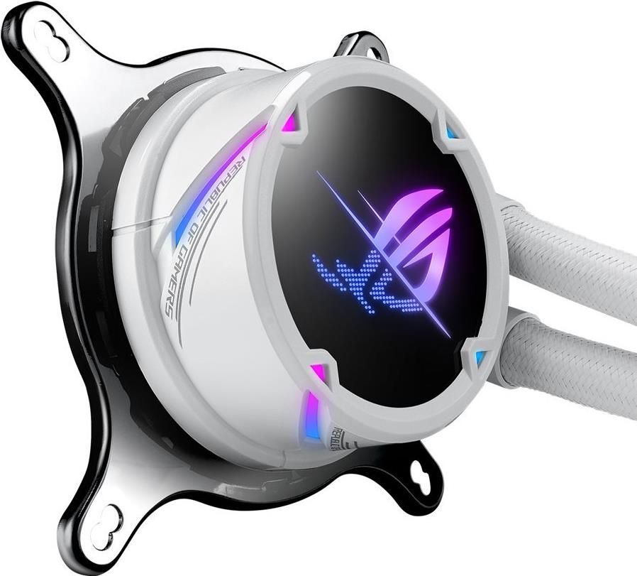 ASUS ROG Strix LC II 240 ARGB White Edition Prozessor-Flüssigkeitskühlsystem 240 mm Weiß
