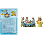 Hama Stiftplatten "großes Quadrat, großer Kreis", im Blister für Bügelperlen maxi - 1 Stück (00008104)
