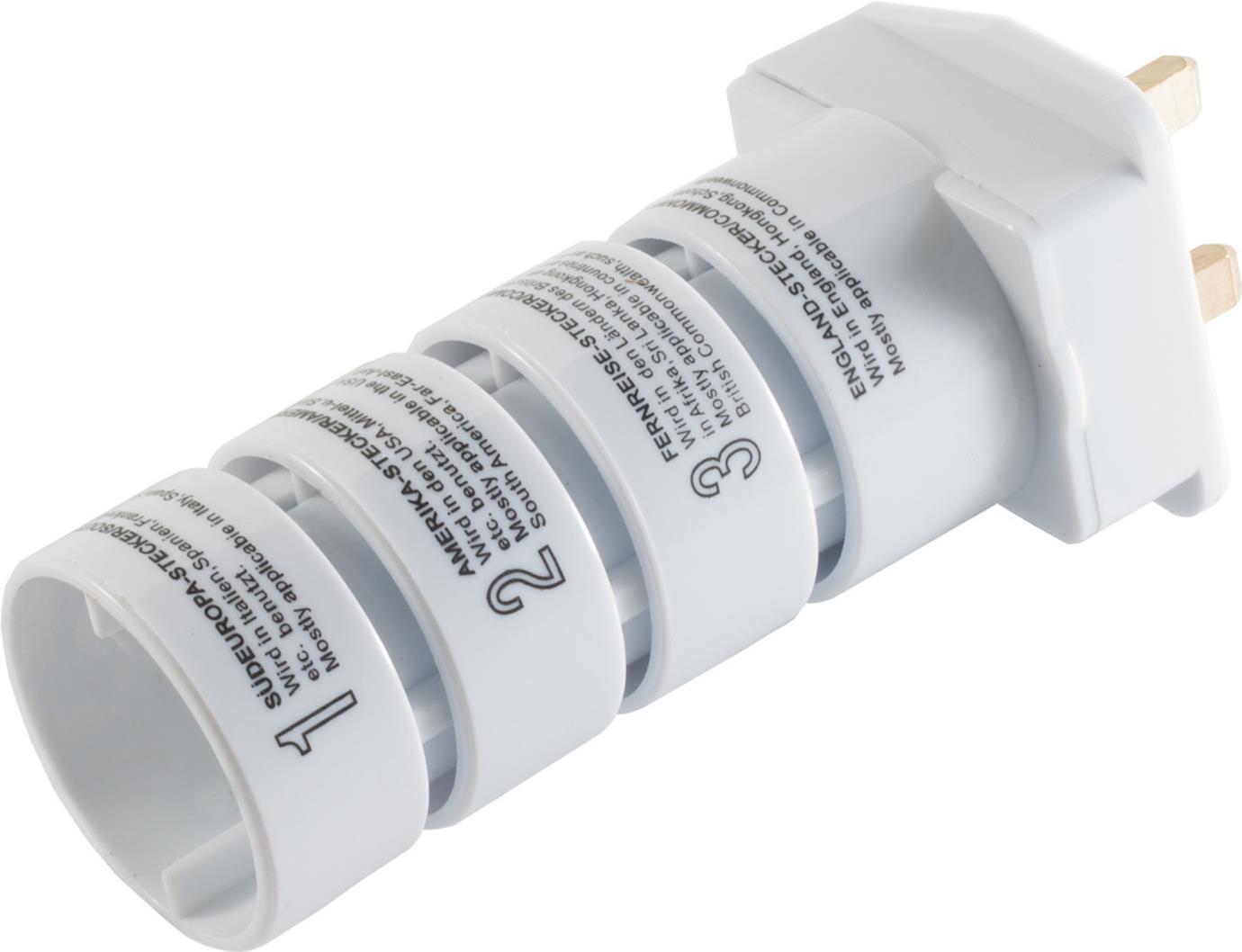 shiverpeaks ®-BASIC-S--Universal Weltreise-Steckerset, 4 Teilig (BS71005)