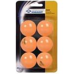 DONIC SCHILDKRÖT Tischtennisball "Jade", 6er Box, orange aus Kunststoff, für den Hobbyspieler - 1 Stück (618378)