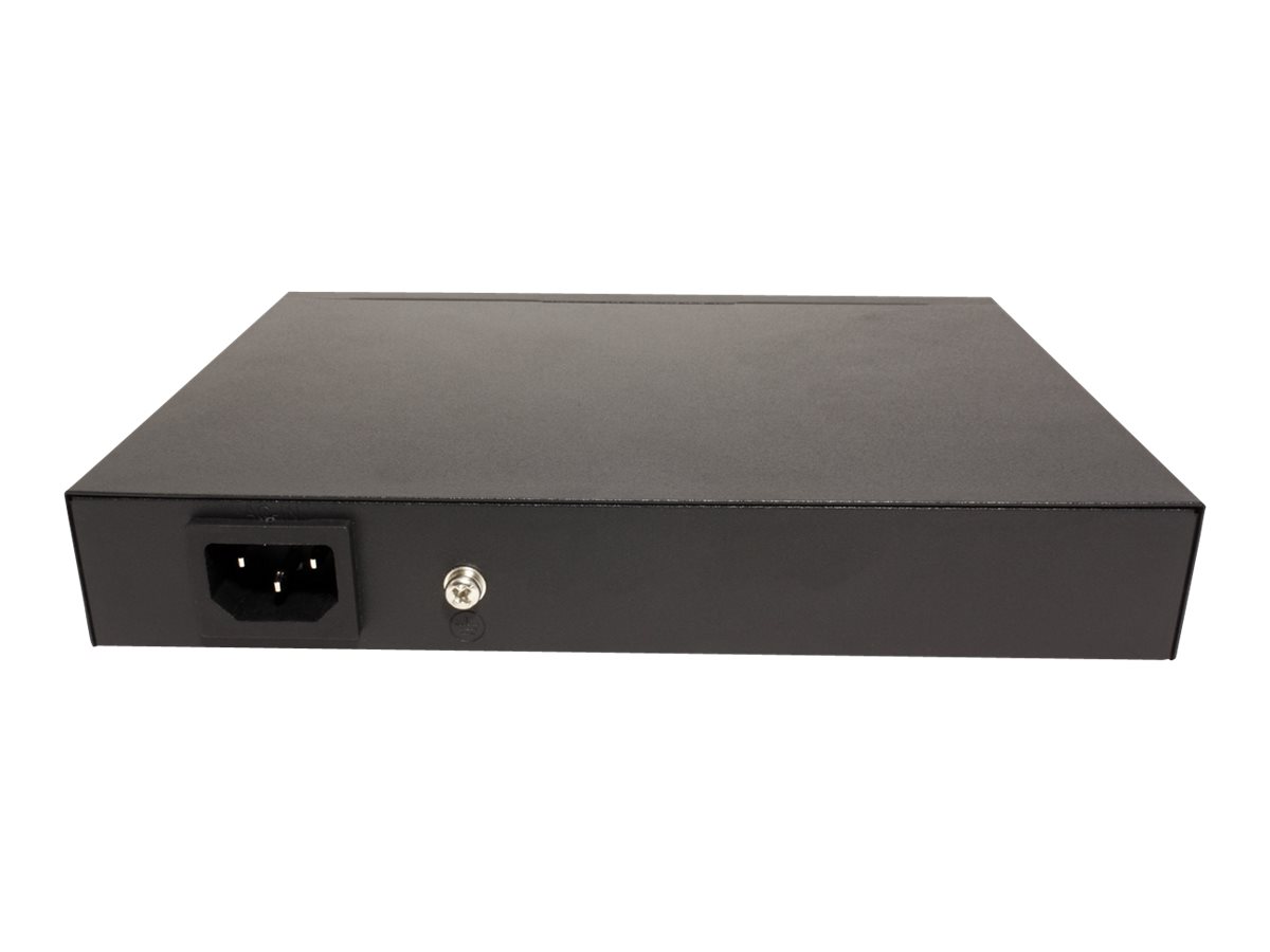 VALUE 21.99.1195 Gigabit Ethernet Switch 8x PoE + 2x Uplink RJ-45 Schwarz