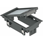 OBO Bettermann Geräteeinsatz GES2U 30700F6 graphitschwarz (7405120)