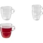 APS Tasse TEATIME, aus Tritan, 0,25 Liter, transparent mattiert, stapelbar, bruchsicher, spülmschinengeeignet, - 1 Stück (66940)