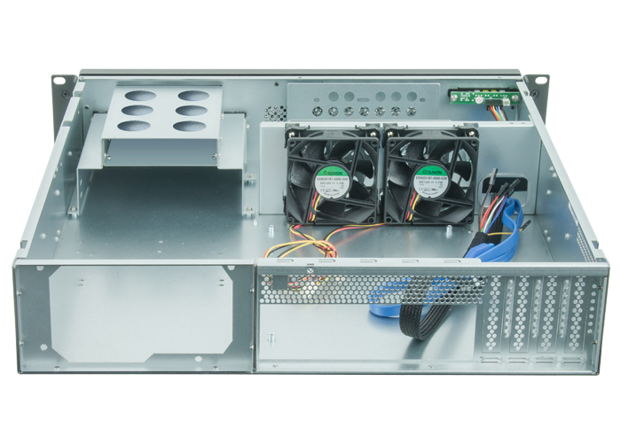 Chieftec UNC-210M-B Smart Series 2U Server-Gehäuse micro ATX Schwarz