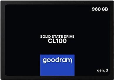 Goodram CL100 2.5" 960 GB Serial ATA III 3D TLC NAND (SSDPR-CL100-960-G3)