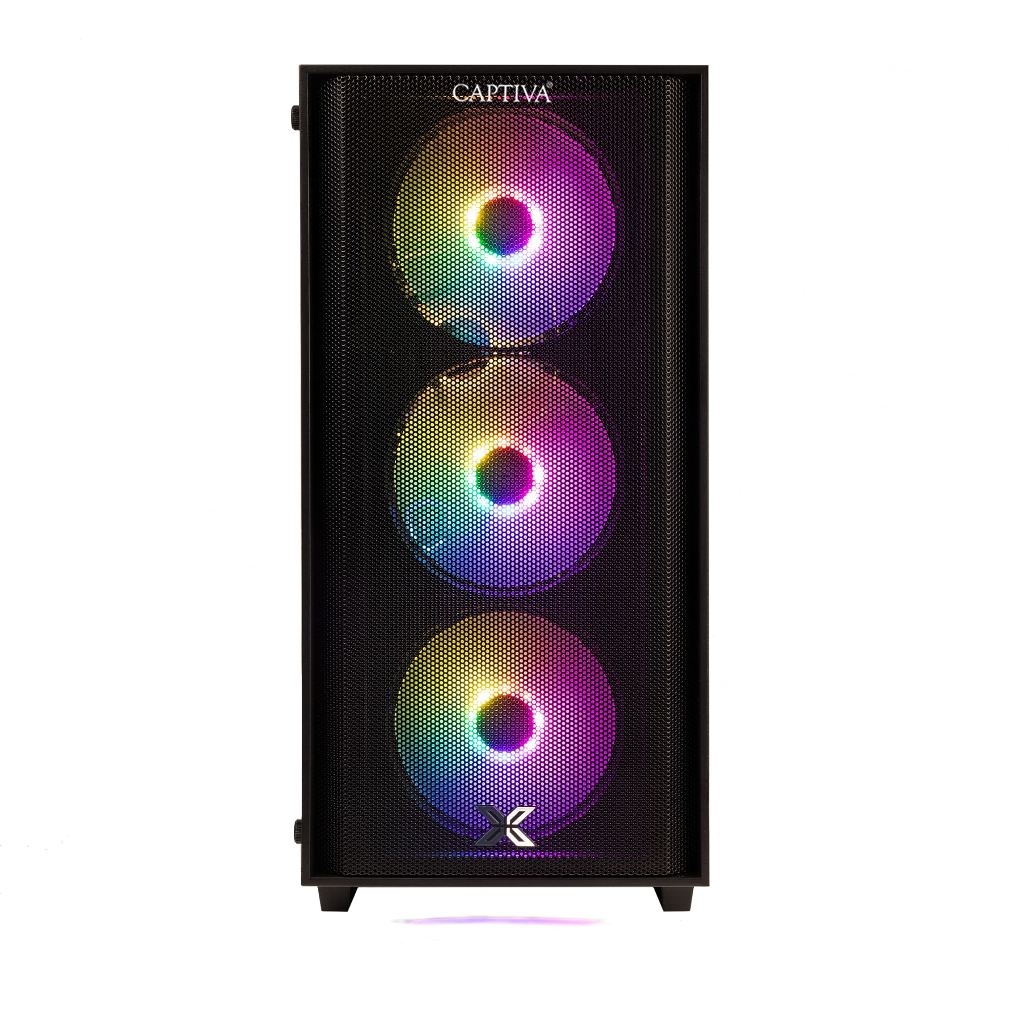 CAPTIVA Power Starter R94-679 Desktop-PC AMD Ryzen 7 5700G 32 GB RAM 2 TB SSD WLAN Windows 11 Home Schwarz