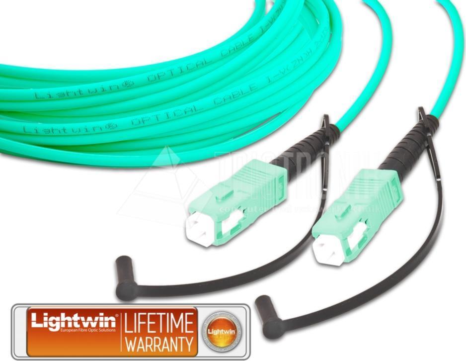 Lightwin High Quality Simplex LWL Patchkabel, MM OM3, SC - SC LWL Patchkabel (LSP-50 SC-SC 10.0 OM3)