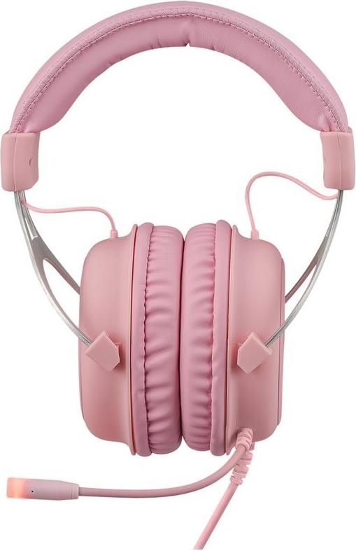 DELTACO GAMING Pink Line PH85 Gaming-Headset Kabelgebunden 3,5 mm Stereo Boom-Mikrofon Pink