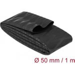 Delock Schrumpfschlauch X-Muster rutschfest 1 m x 50 mm schwarz (19607)