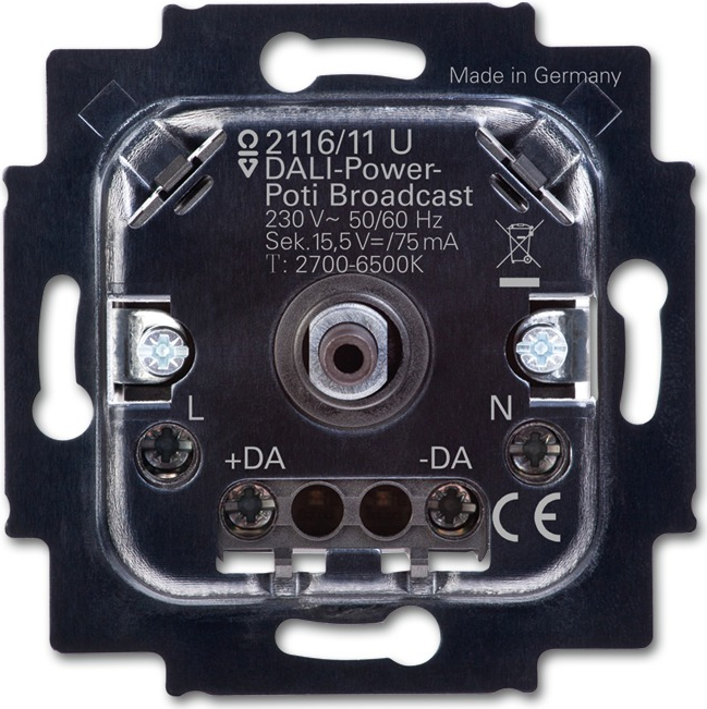 Busch-Jaeger 2CKA006599A3026. Zertifizierung: CE. Produktfarbe: Metallisch (2CKA006599A3026)