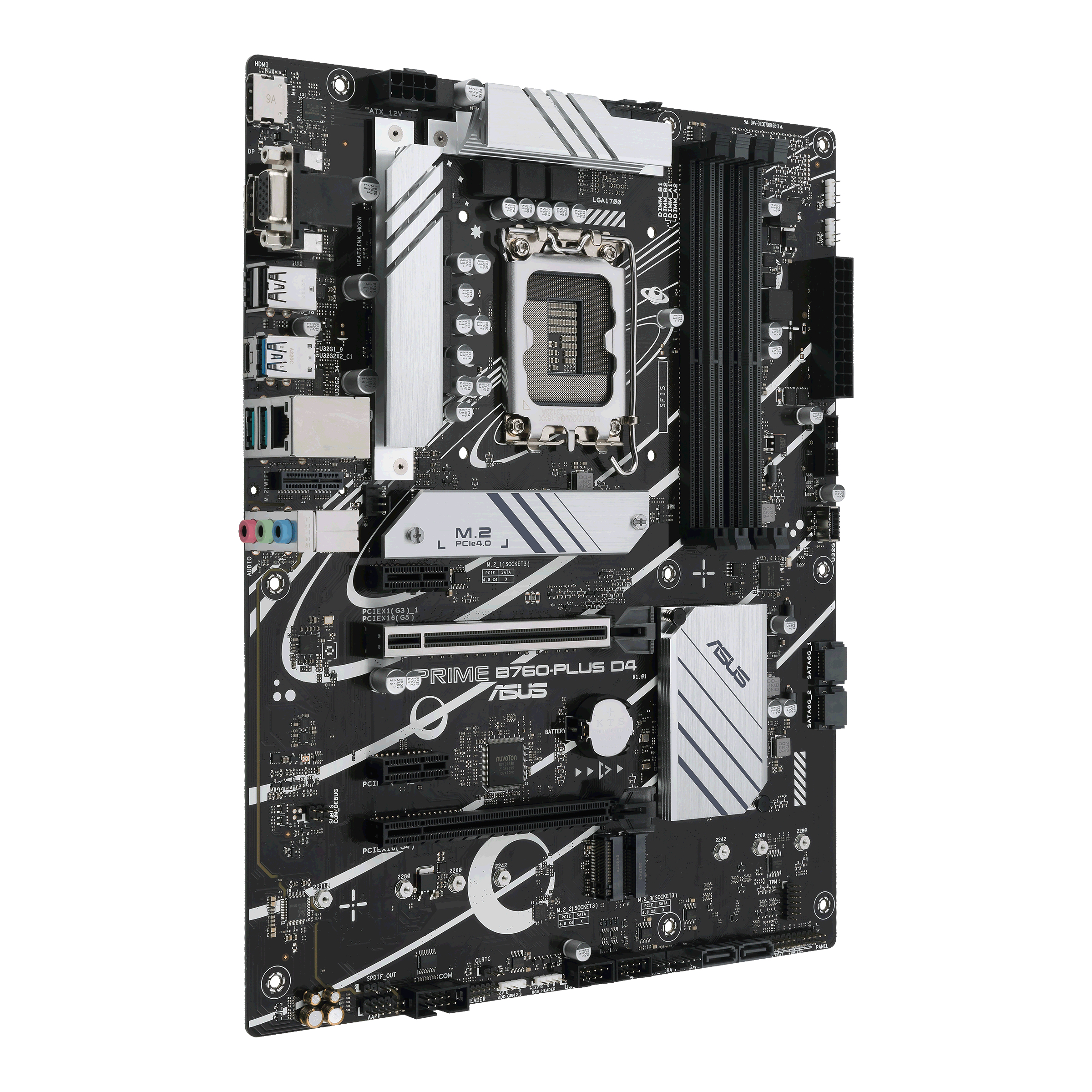 ASUS Prime B760-PLUS D4 Mainboard ATX | Intel B760, LGA 1700, DDR4 | Schwarz
