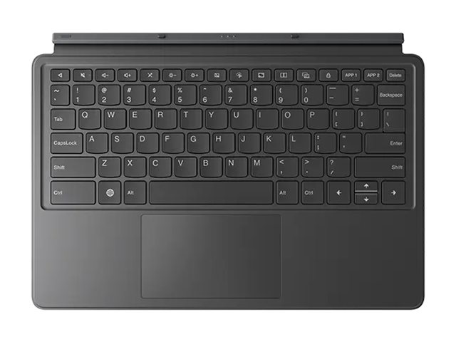 Lenovo Keyboard Pack für Idea Tab Pro Tastatur und Foliohülle mit Trackpad QWERTZ Schwarz, Grau
