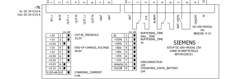 Siemens SITOP 6EP1931-2EC21 DC-USV-Modul 24V 360W Offline USB